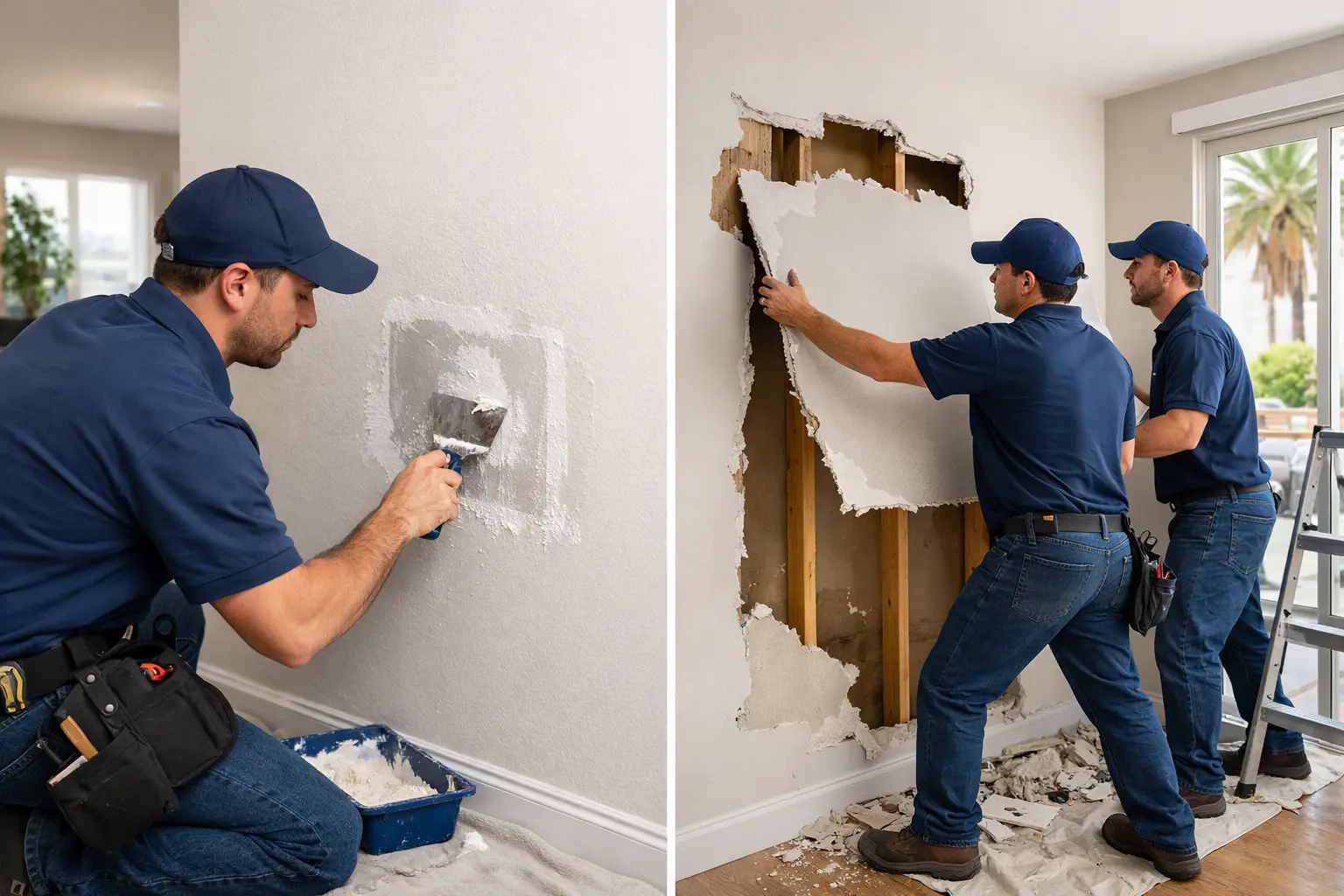 Drywall Repair Versus Replacement Explained
