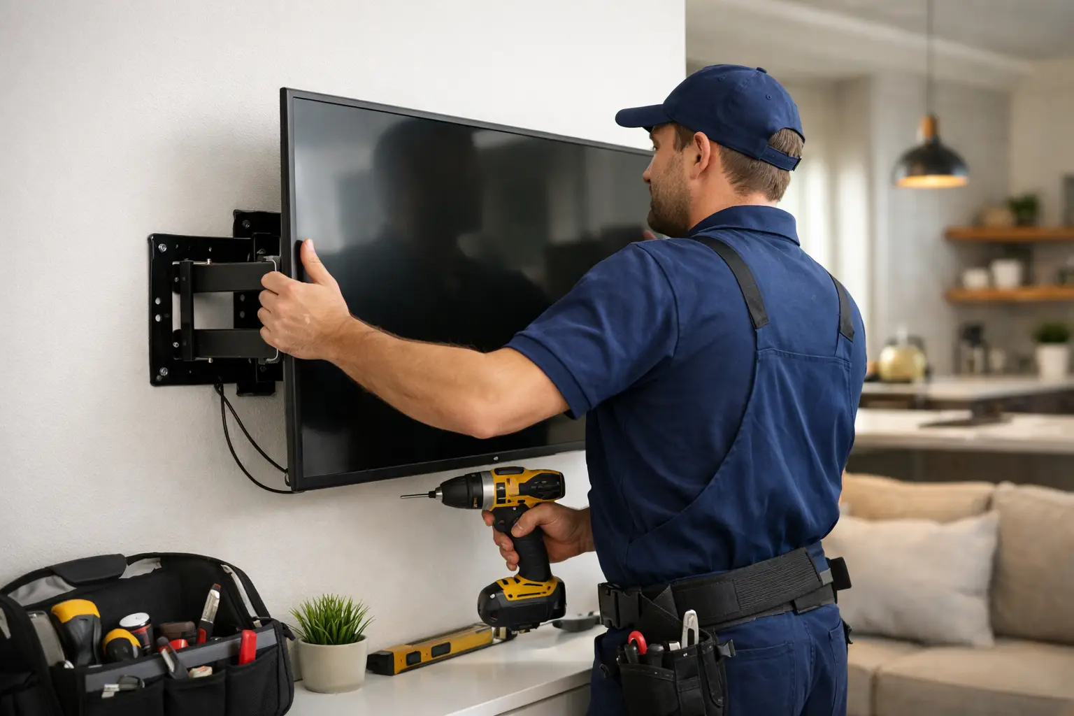 Can a Handyman Mount a TV? What to Know